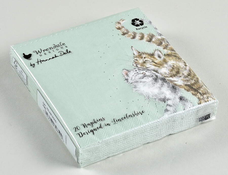 Wrendale Designs Package of Paper Cocktail Napkins by Royal Worcester-1