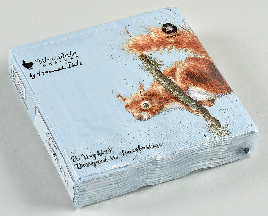Wrendale Designs Package of Paper Cocktail Napkins by Royal Worcester-1