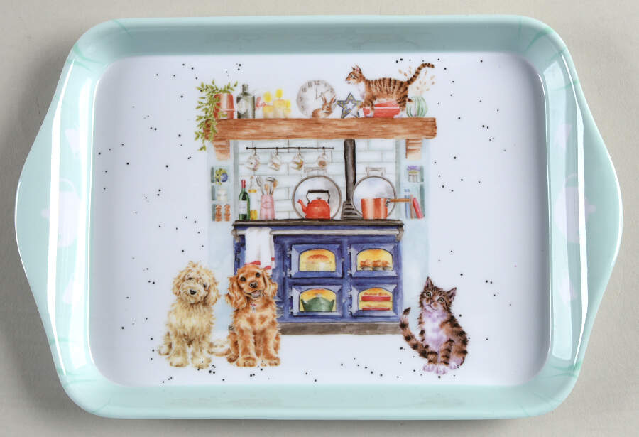 Wrendale Designs 8" Rectangular Melamine Tray by Royal Worcester-1