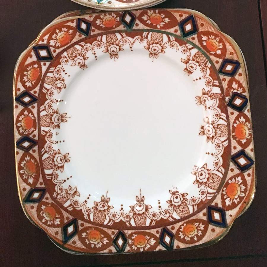 5199 Square Bread & Butter Plate by Roslyn (England)-1