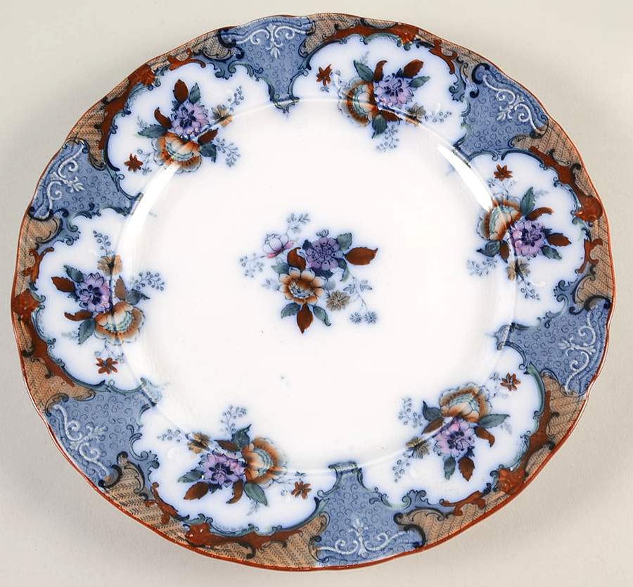 Olga Multicolor Dinner Plate by Ridgway (Ridgways)-1