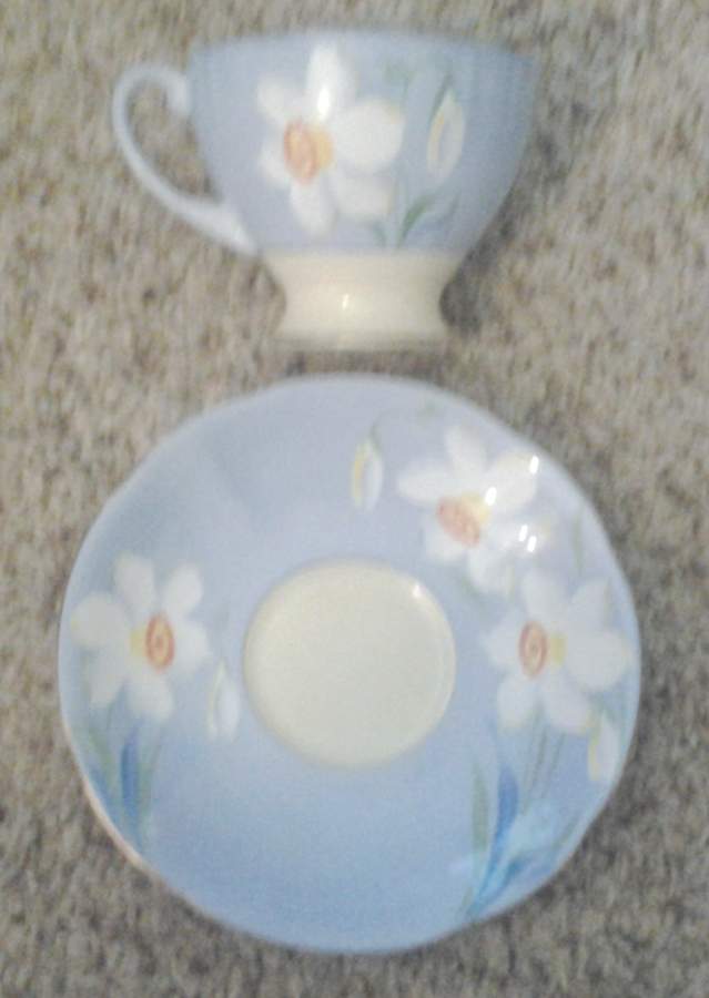 366 Footed Cup & Saucer Set by Royal Standard-1