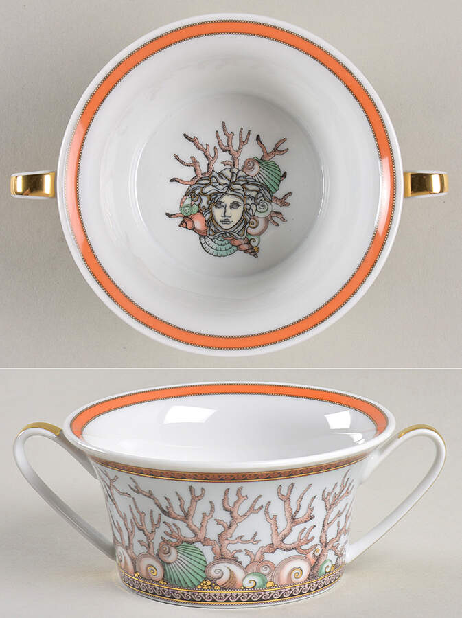 Les Etoiles de la Mer Flat Cream Soup Bowl by Rosenthal - Continental-1