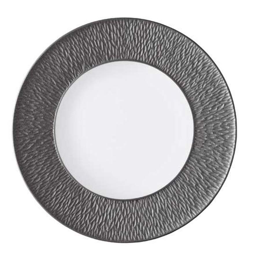 Mineral Irise Dark Grey Dinner Plate by Raynaud-1