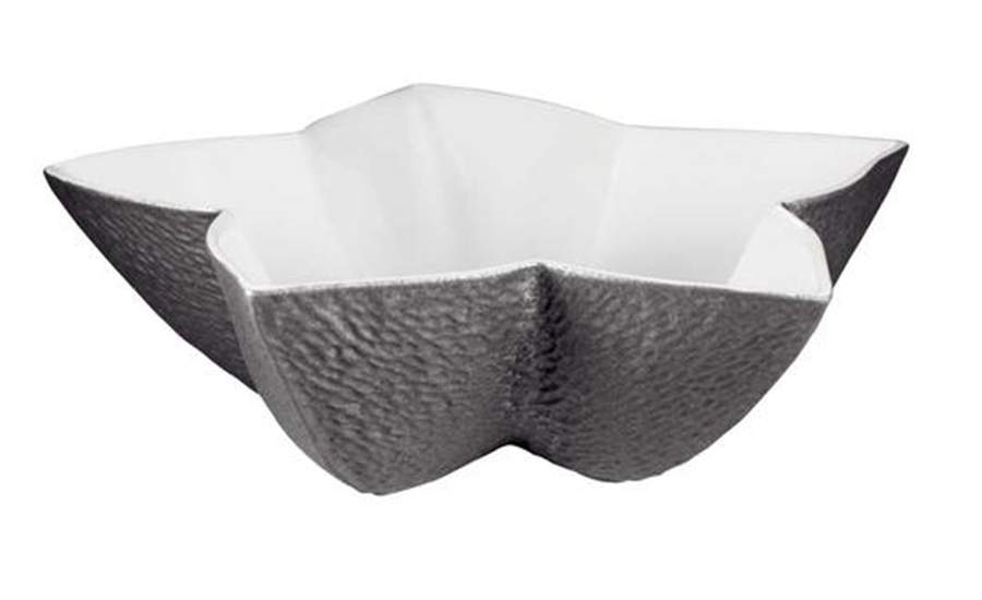 Mineral Irise Dark Grey Star Shaped Bowl by Raynaud-1