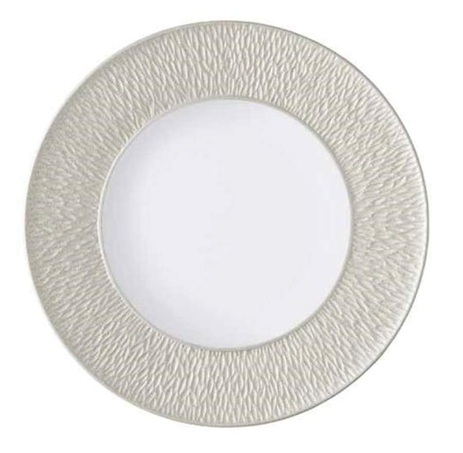 Mineral Irise Pearl Grey Dinner Plate by Raynaud-1