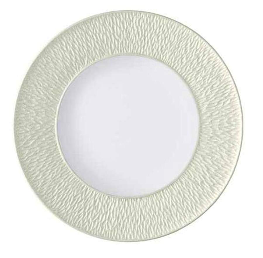 Mineral Irise Shell White Dinner Plate by Raynaud-1
