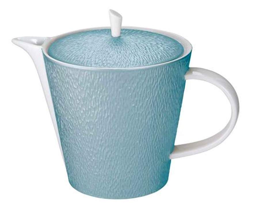 Mineral Irise Sky Blue Tea/Coffee Pot & Lid by Raynaud-1
