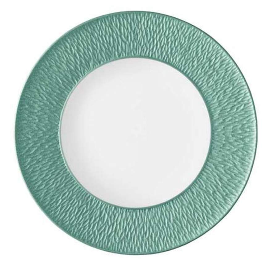 Mineral Irise Turquoise Dinner Plate by Raynaud-1
