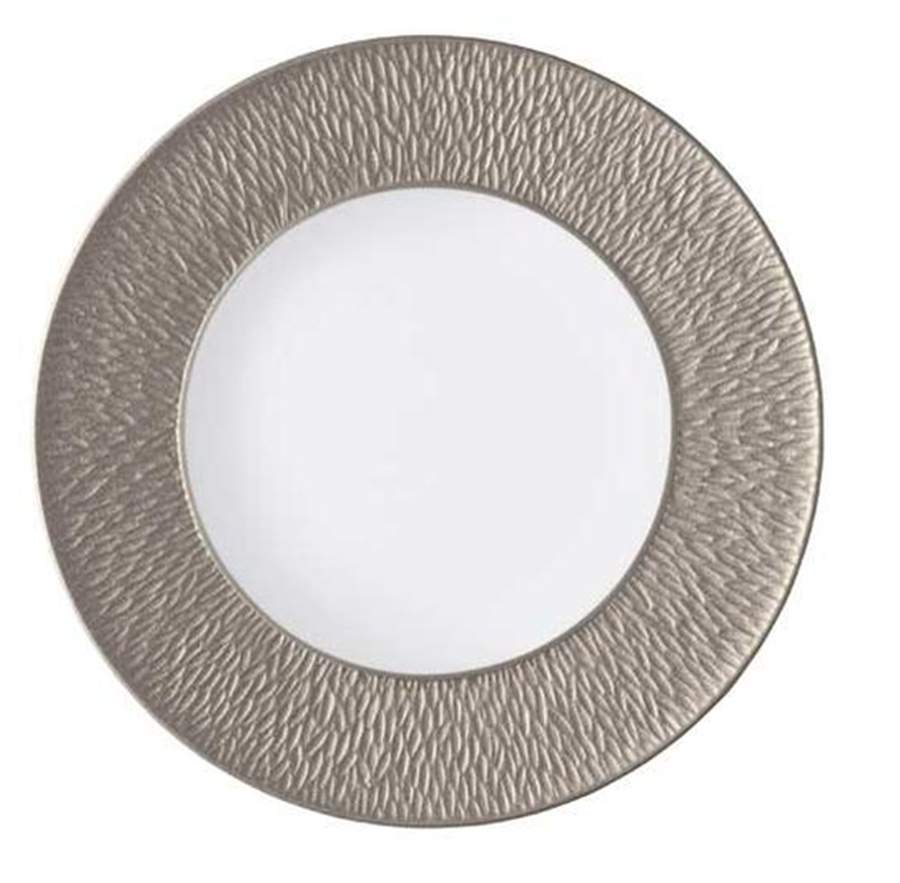 Mineral Irise Warm Grey Dinner Plate by Raynaud-1