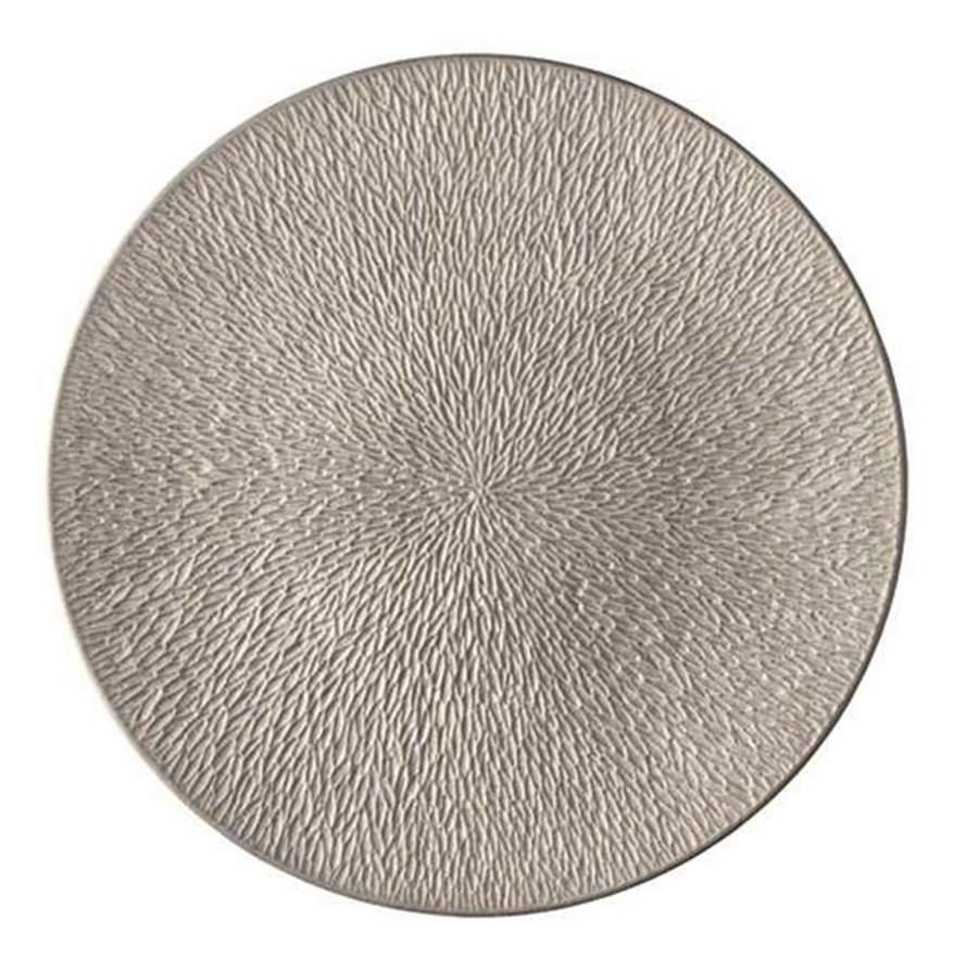 Mineral Irise Warm Grey Bread & Butter Plate by Raynaud-1