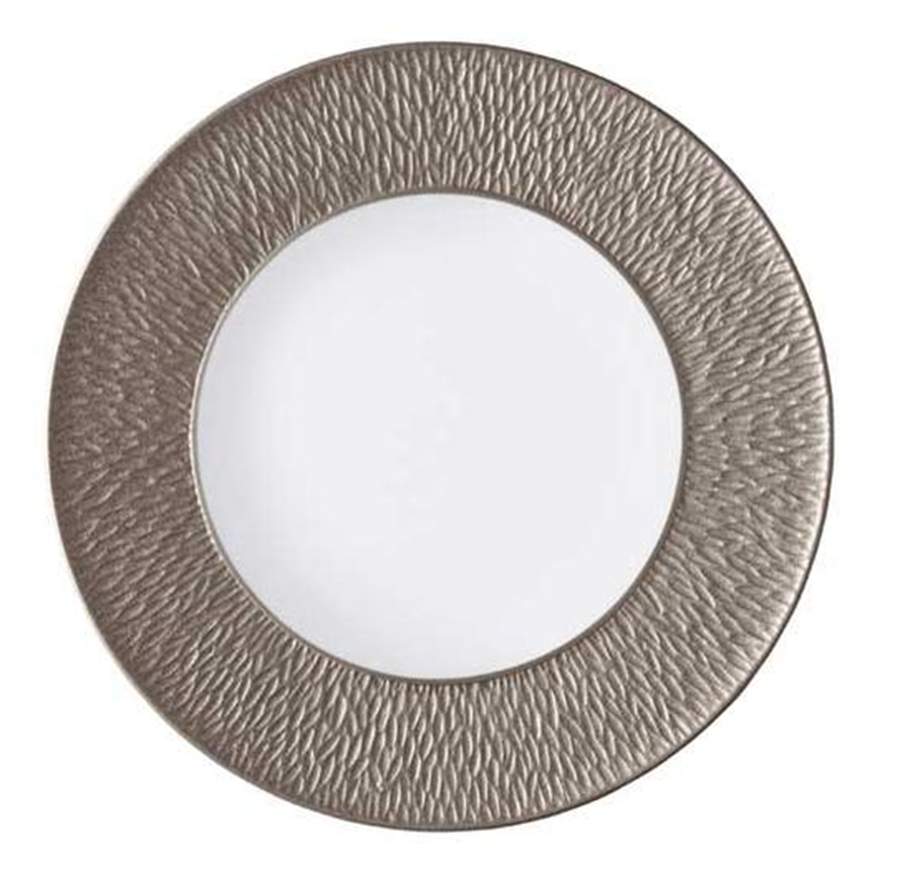 Mineral Irise Platinum Dinner Plate by Raynaud-1