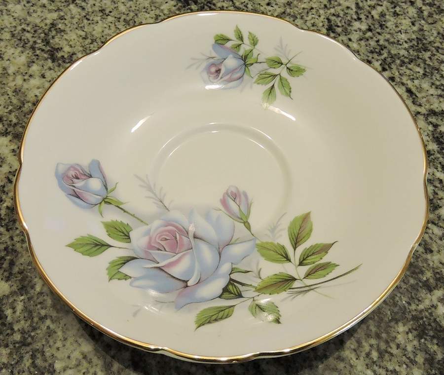 923 (Wide and Narrow Scallops) Saucer by Royal Standard-1