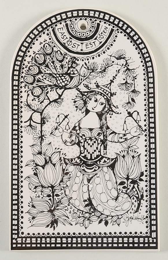 Die Vier Windrichtungen (The 4 Wind Directions) Wall Plaque by Rosenthal - Continental-1