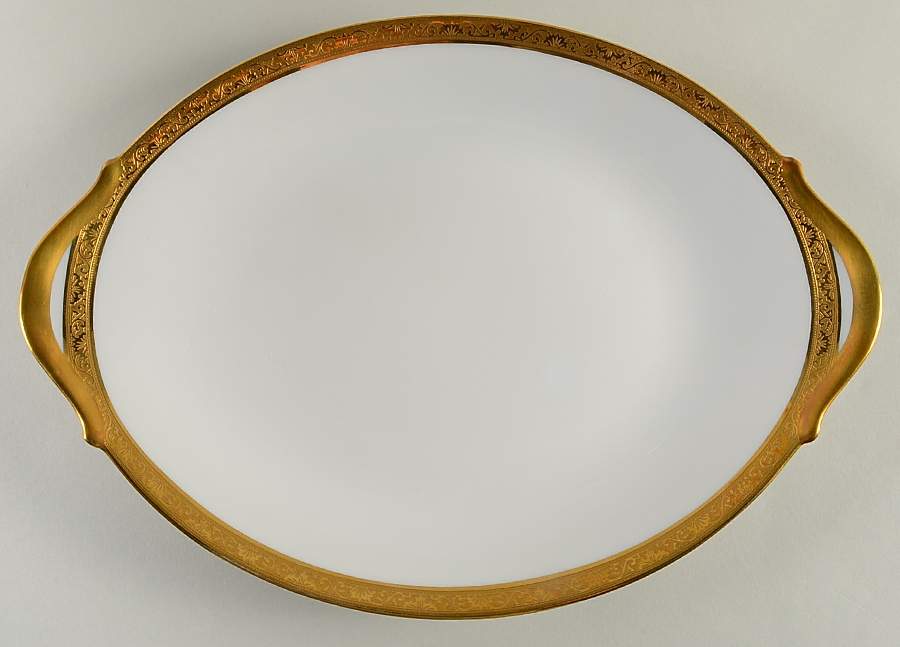 RYD117 13" Oval Serving Platter by Raynaud-1
