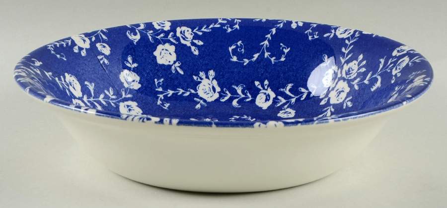 Blue Chintz 9" Round Serving Bowl by Royal Stafford-1