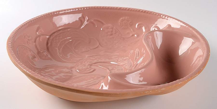 Terra Rosa Pink 1 Piece Chip & Dip by Reco-1