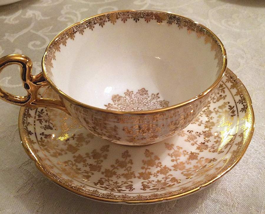 8267 Footed Cup & Saucer Set by Royal Grafton-1