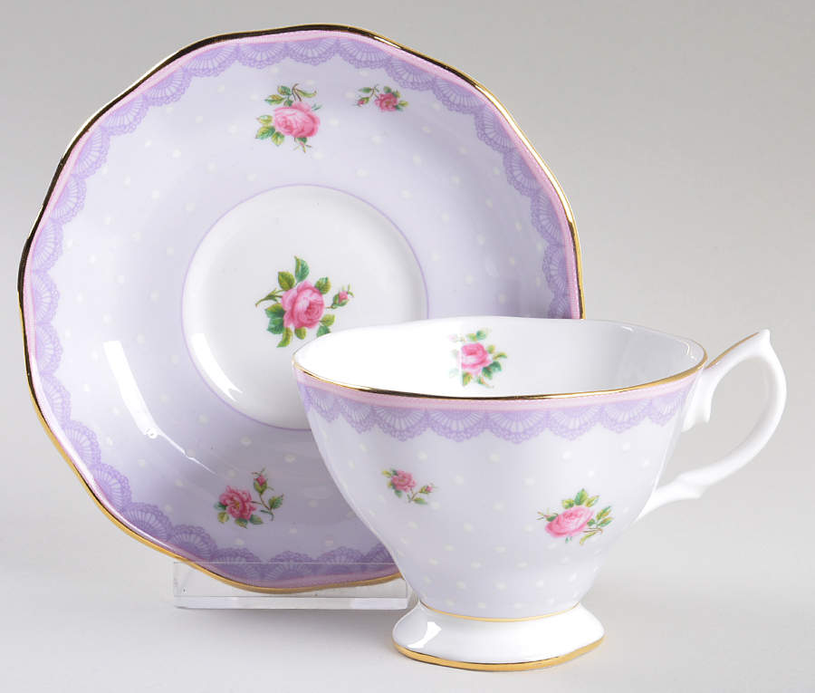 Candy Collection Footed Cup & Saucer Set by Royal Albert-1