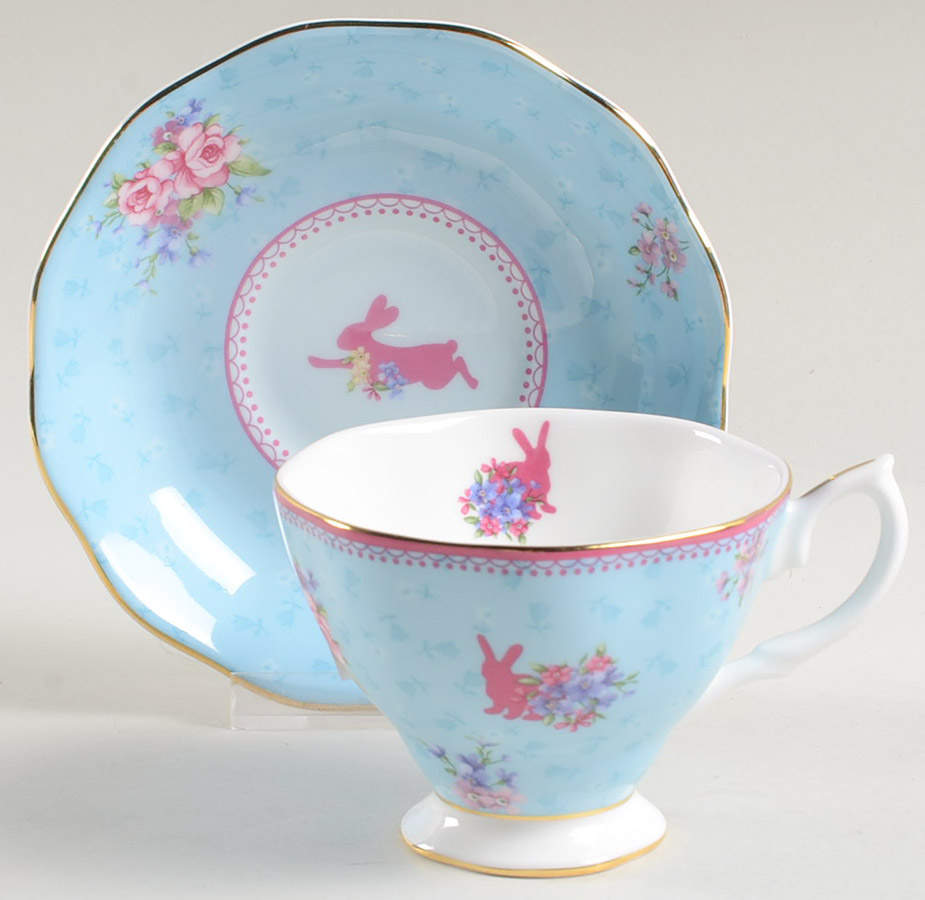 Candy Collection Footed Cup & Saucer Set by Royal Albert-1