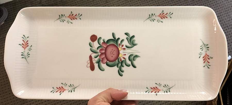Friesenrose Large Sandwich Tray by Royal Tettau-1