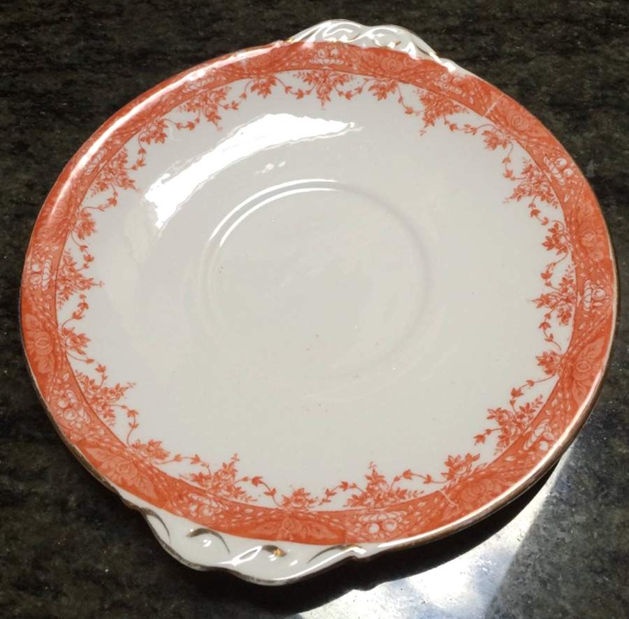 Dora Handled Cake Plate by Royal Chelsea-1