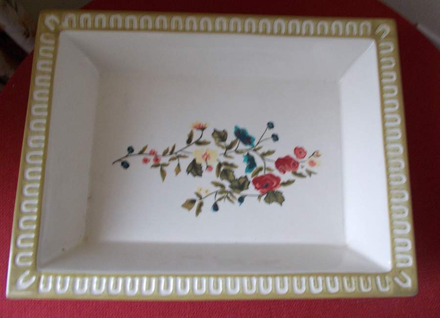 Imari Garden Collection 12" Rectangular Tray by Roscher & Co-1