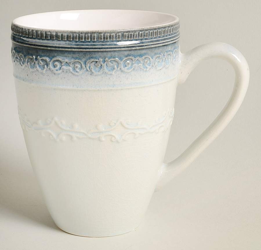 Kenza Eggshell-Black Mug by Roscher & Co-1