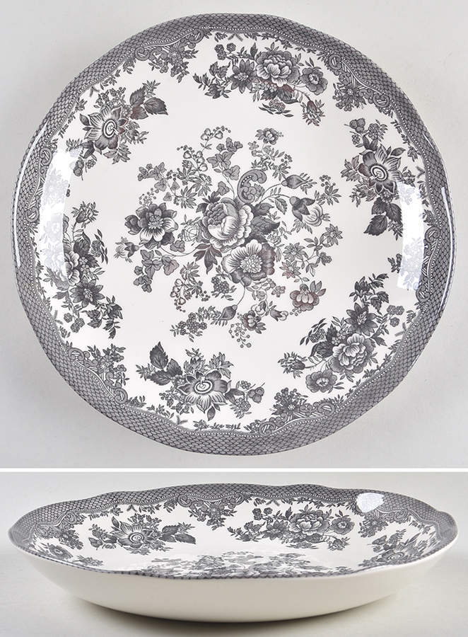 Asiatic Pheasant (Rosalie) Gray 9" Individual Pasta Bowl by Royal Stafford-1