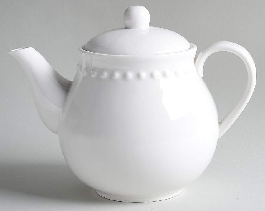 Hobnail (Porcelain) Teapot & Lid by Roscher & Co-1