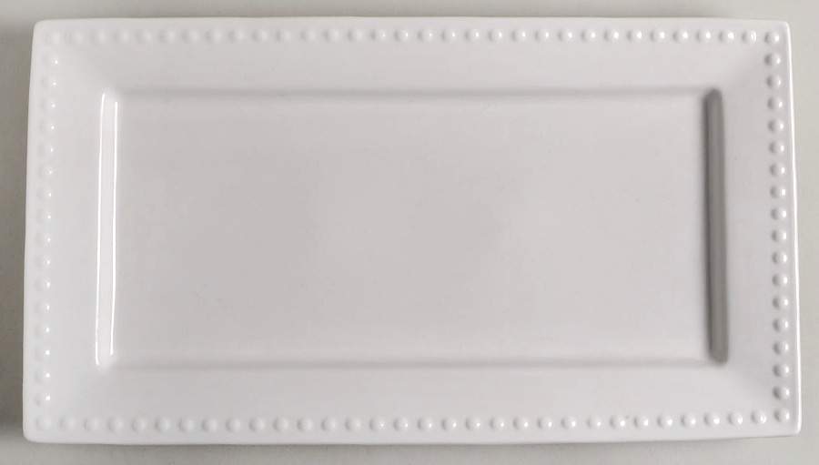 Hobnail (Porcelain) 16" Rectangular Serving Platter by Roscher & Co-1