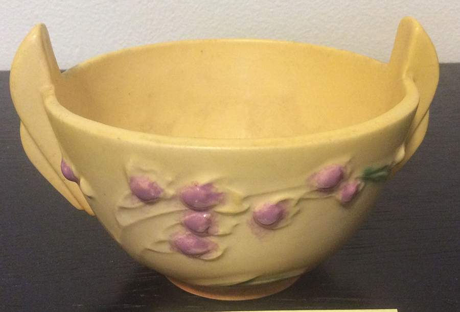 Ixia Yellow 5" Round Bowl by Roseville-1