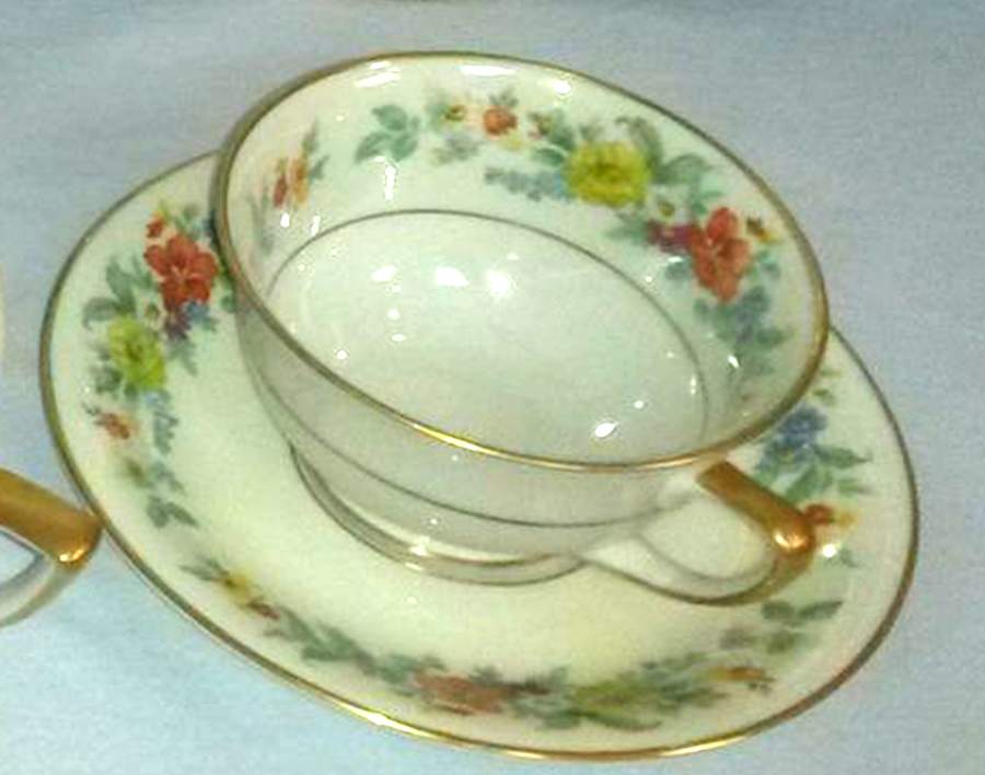 Oinna Footed Cup & Saucer Set by Royal Jackson-1