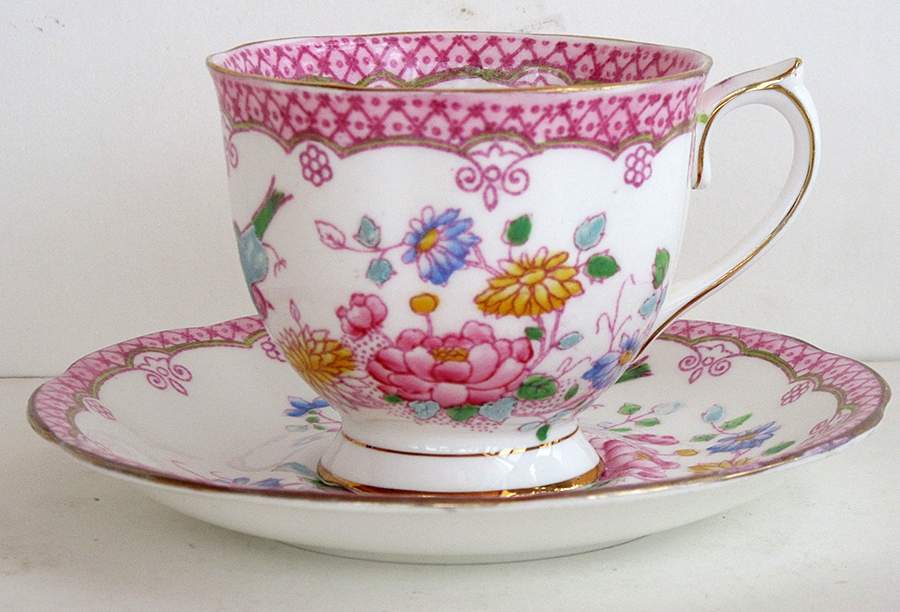 1896 Footed Cup & Saucer Set by Royal Albert-1