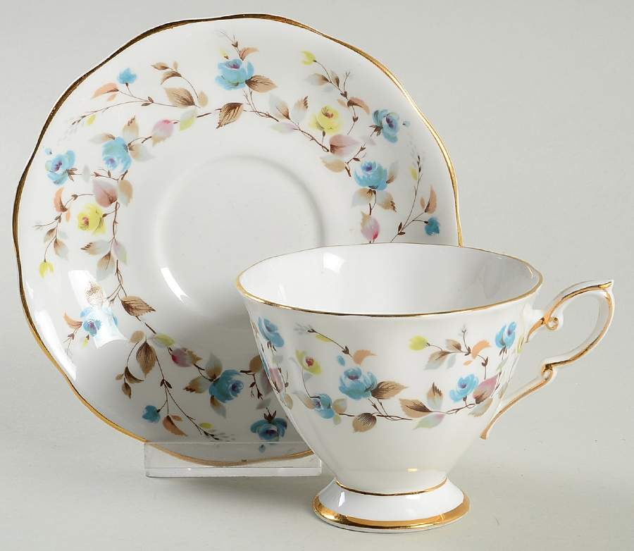 2928 Footed Cup & Saucer Set by Royal Standard-1