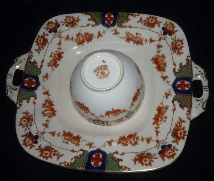 RST263 Square Handled Cake Plate by Royal Stafford-1