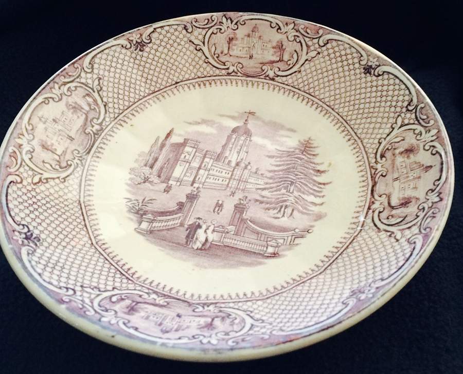 University Purple Dinner Plate by Ridgway (Ridgways)-1
