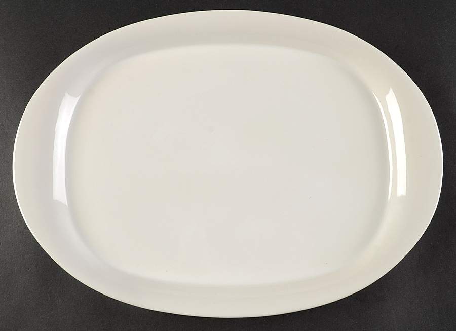 Round and Square Orange 14" Oval Serving Platter by Rachael Ray-1