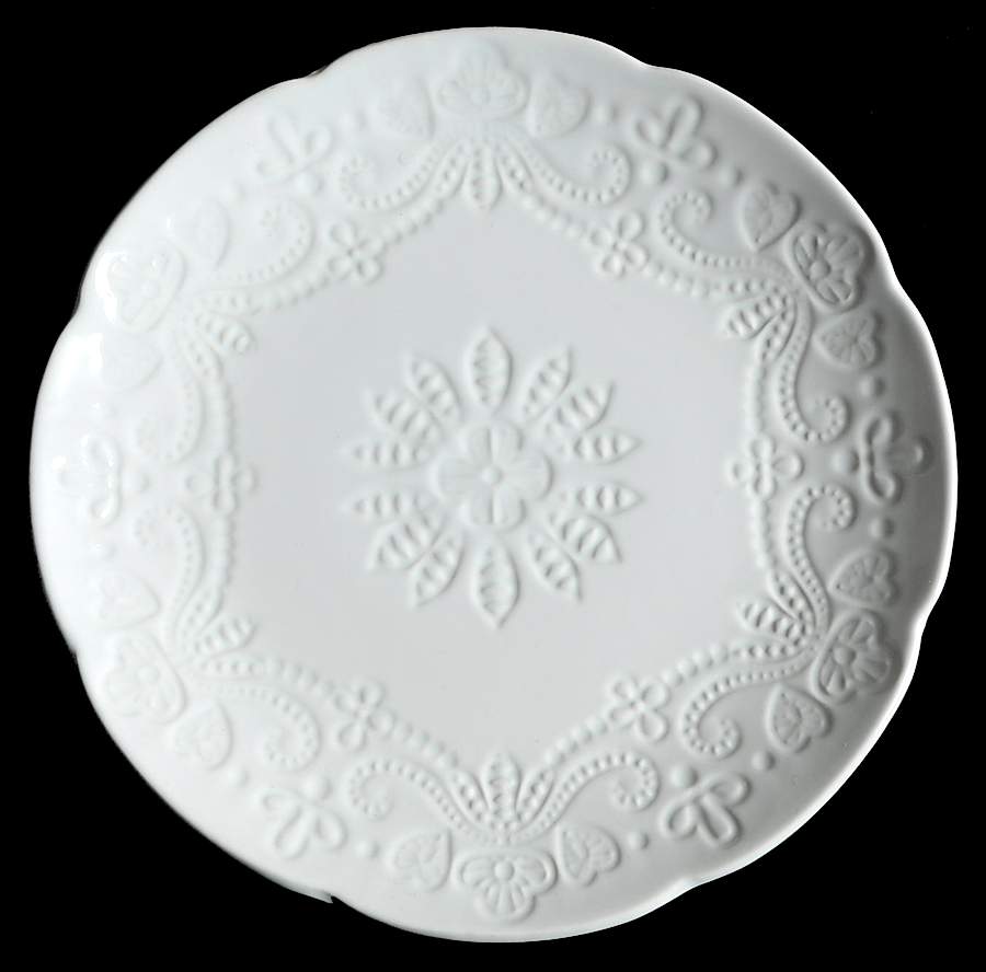Bohemia Cream Salad Plate by Roscher & Co-1