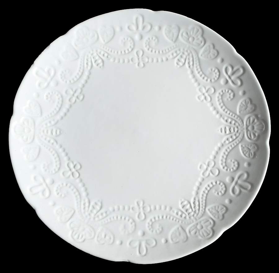 Bohemia Cream Dinner Plate by Roscher & Co-1