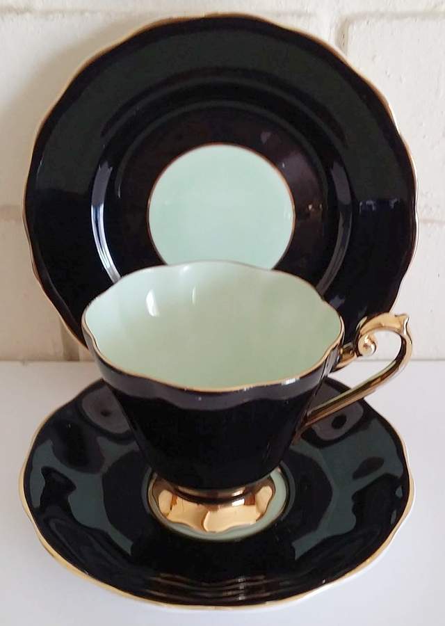 1418 Footed Cup & Saucer Set by Royal Stafford-1