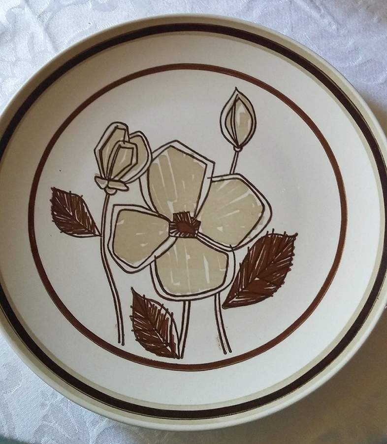 Desert Rose Dinner Plate by Royal (USA)-1