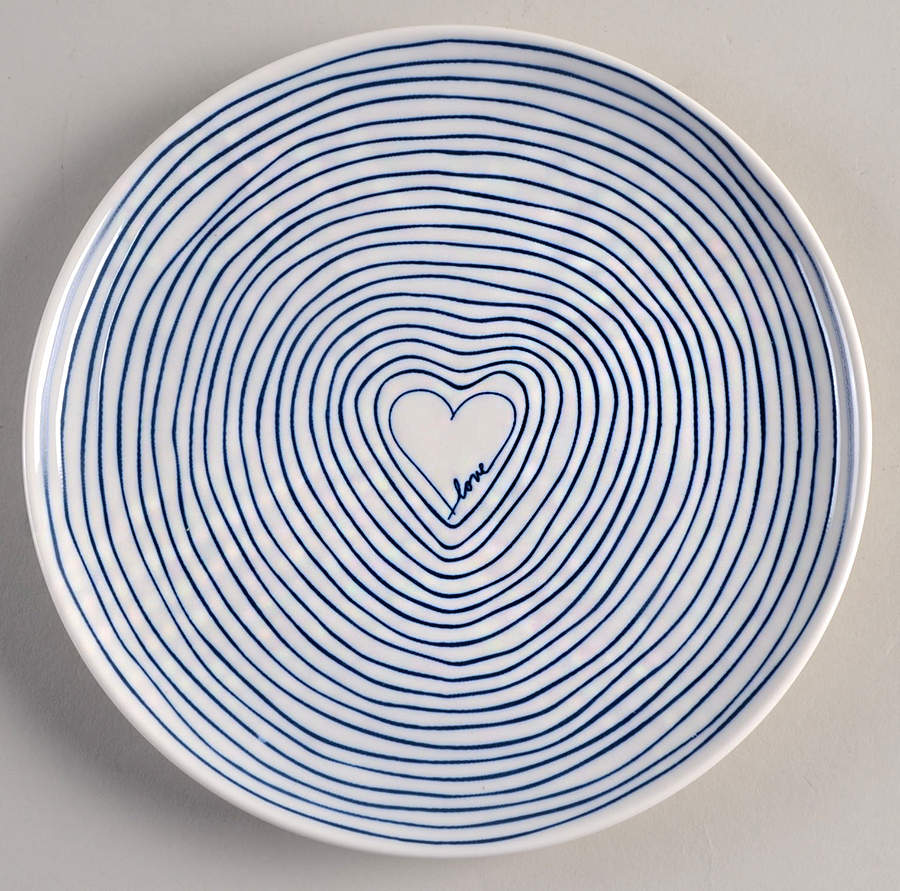Blue Love Salad/Dessert Plate by Royal Doulton-1