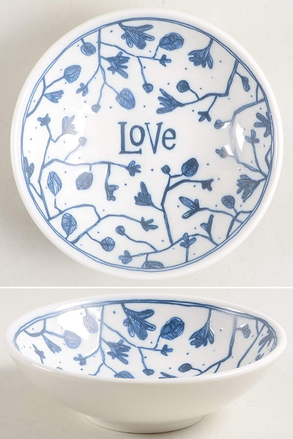 Blue Love Fruit/Dessert (Sauce) Bowl by Royal Doulton-1