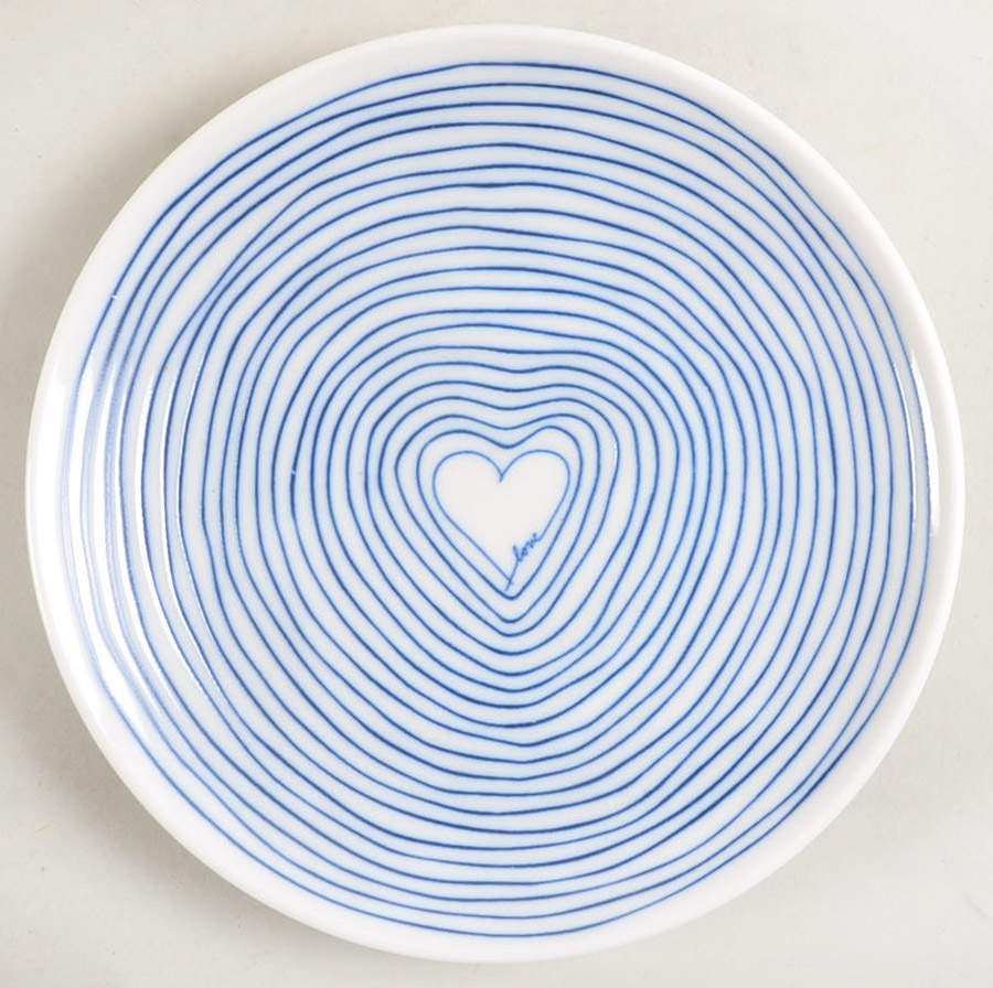 Blue Love Appetizer Plate by Royal Doulton-1