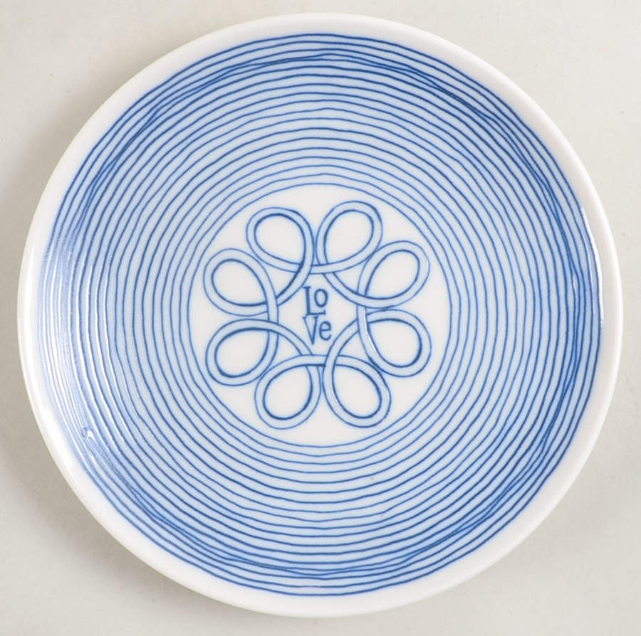 Blue Love Appetizer Plate by Royal Doulton-1