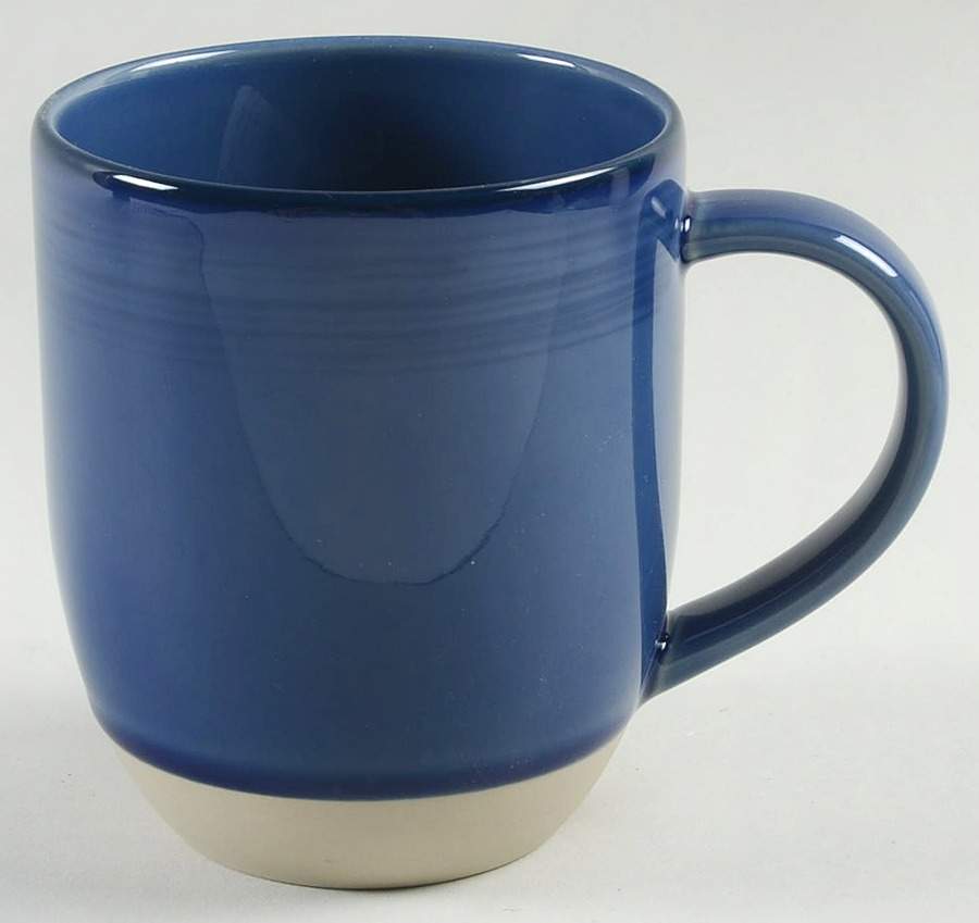Brushed Glaze Cobalt Blue Mug by Royal Doulton-1
