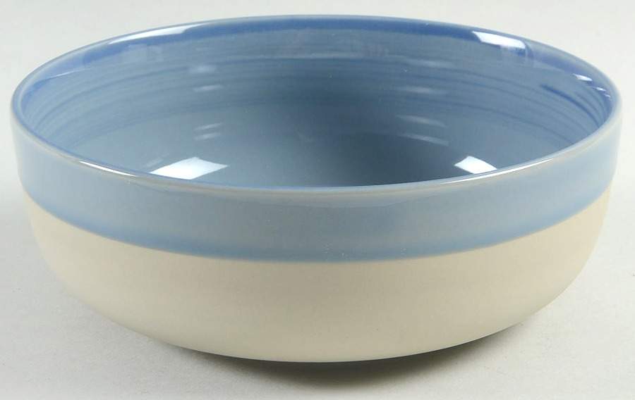 Brushed Glaze Polar Blue Soup/Cereal Bowl by Royal Doulton-1