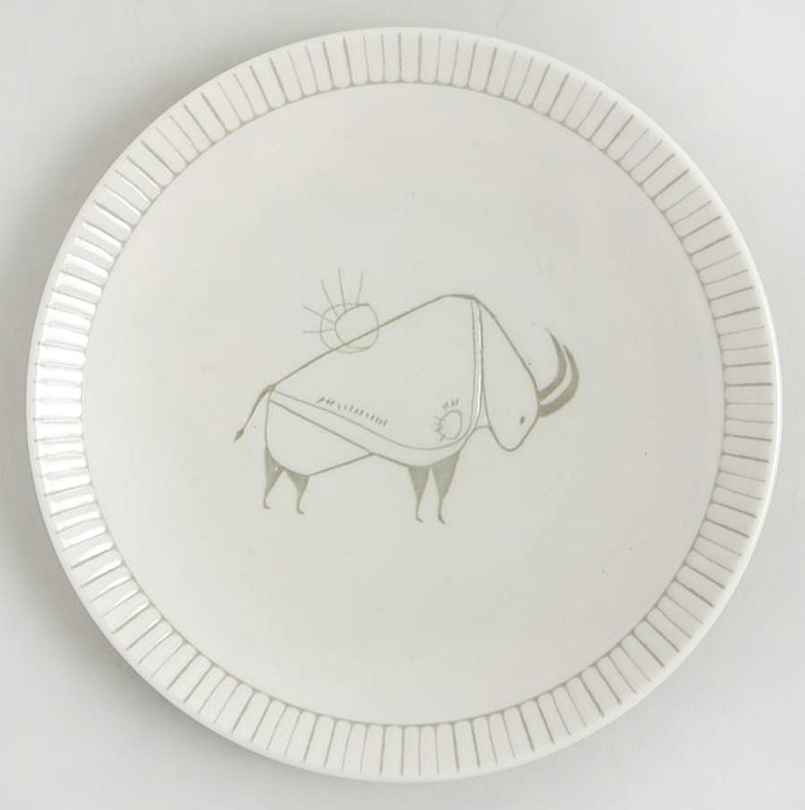 Cave Animal Appetizer Plate by Royal Doulton-1