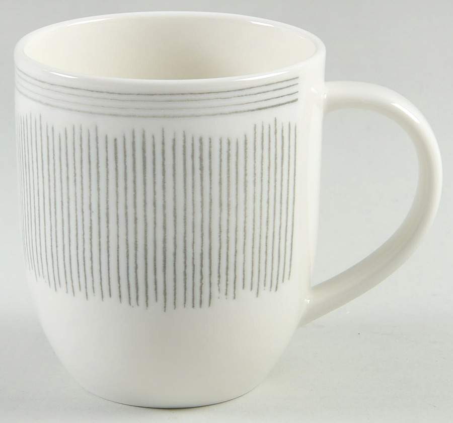 Charcoal Grey Lines Mug by Royal Doulton-1